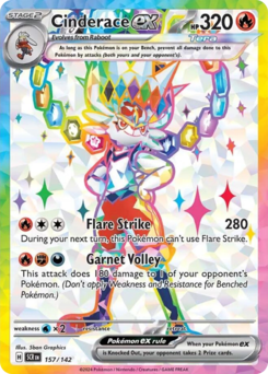 Cinderace ex (Ultra Rare)