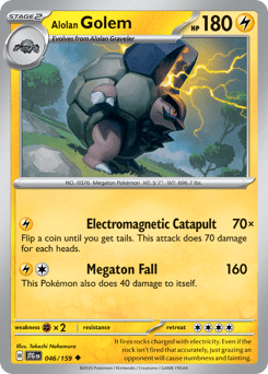 Alolan Golem (Reverse Holo)