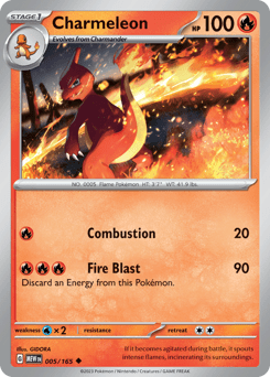 Charmeleon (Cosmos Holo) (Common)
