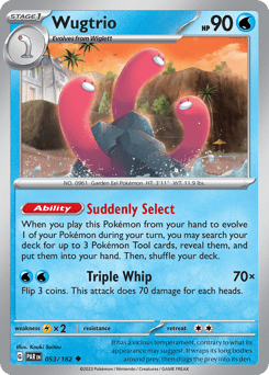 Wugtrio (Reverse Holo)