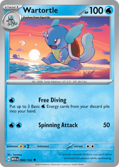 Wartortle (Reverse Holo)