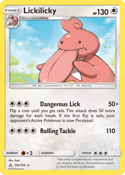 Lickilicky (Reverse Holo)