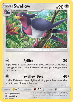 Swellow (Reverse Holo)