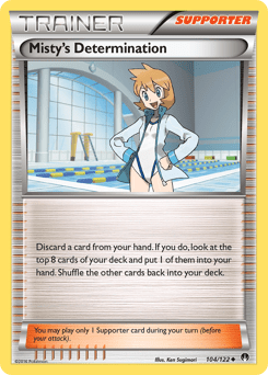 Misty's Determination (Reverse Holo)