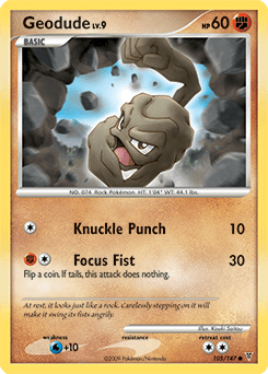 Geodude (Reverse Holo)