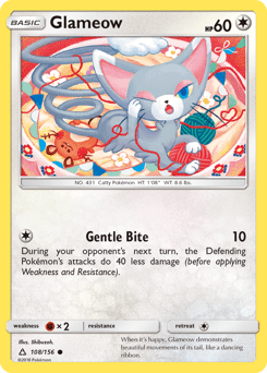Glameow (Reverse Holo)