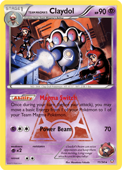 Team Magma's Claydol (Uncommon)