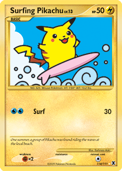 Surfing Pikachu (Secret Rare)