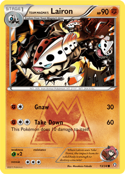 Team Magma's Lairon (Reverse Holo)