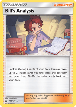 Bill's Analysis (Holo Rare)