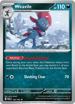 Weavile (Reverse Holo)
