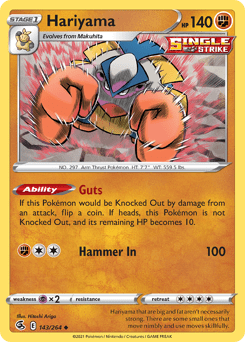 Hariyama (Reverse Holo)