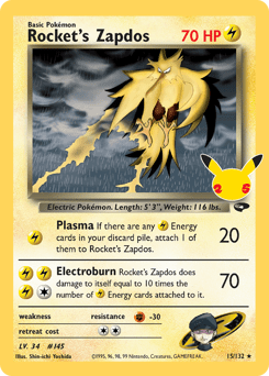Rocket's Zapdos (Rare)