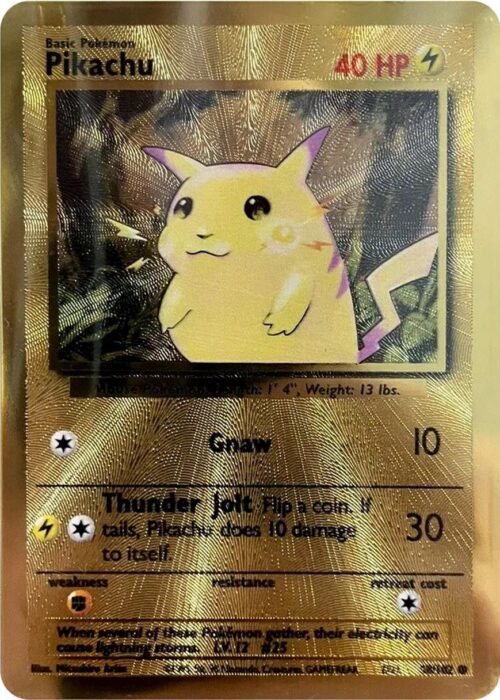 Pikachu (Premium Collection) (Metal Card)
