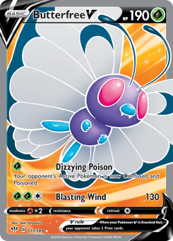 Butterfree V (Alternate Art) (Ultra Rare)