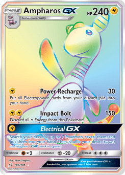 Ampharos-GX (Rainbow Rare)