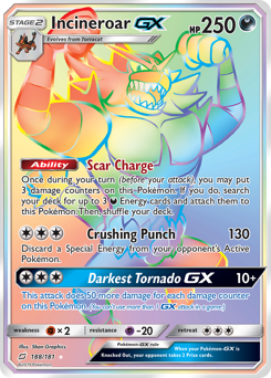 Incineroar-GX (Rainbow Rare)