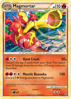 Magmortar (Holo Rare)  Square Corner