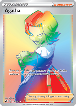 Agatha (Rainbow Rare)  Square Corner