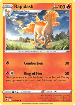 Rapidash (Reverse Holo)