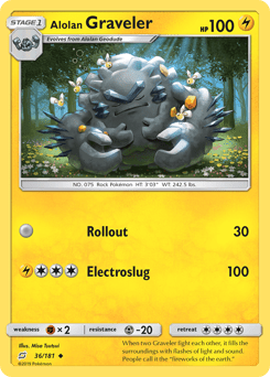 Alolan Graveler (Reverse Holo)