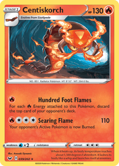Centiskorch (Rare)