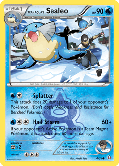 Team Aqua's Sealeo (Reverse Holo)