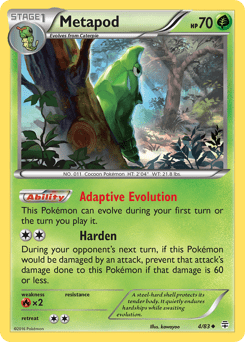 Metapod (Reverse Holo)