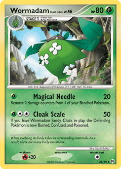 Wormadam Plant Cloak (Reverse Holo)