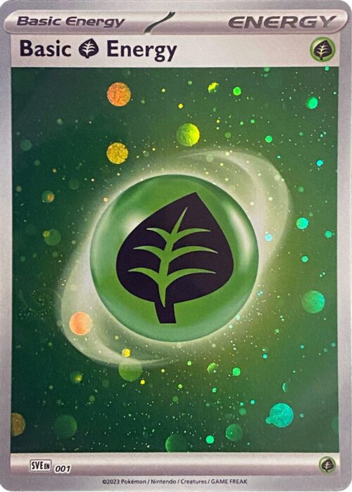 Basic Grass Energy (Cosmos Holo) (Holo Common)