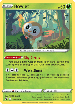Rowlet (Reverse Holo)