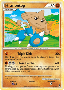 Hitmontop (Reverse Holo)