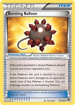 Bursting Balloon (Reverse Holo)