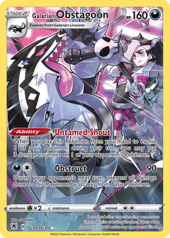 Galarian Obstagoon (Ultra Rare)