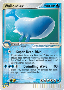 Wailord ex (Ultra Rare)