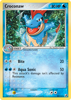 Croconaw (Reverse Holo)
