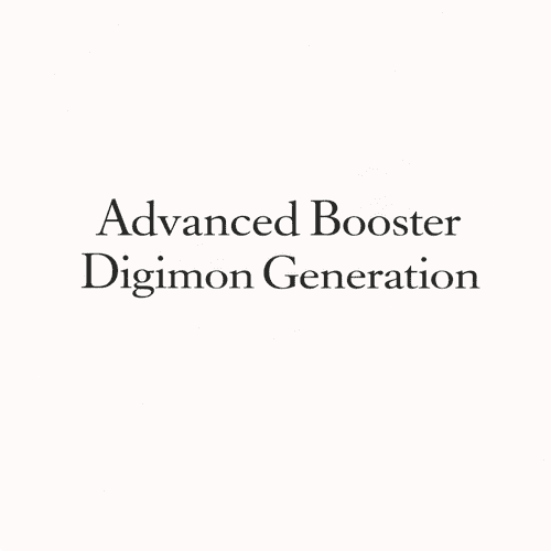 Digimon TCG: Advanced Booster Digimon Generation
