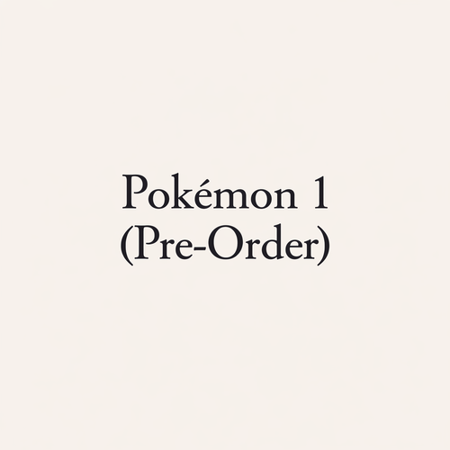 Pokémon TCG: Pokémon 1 (Pre-Order)