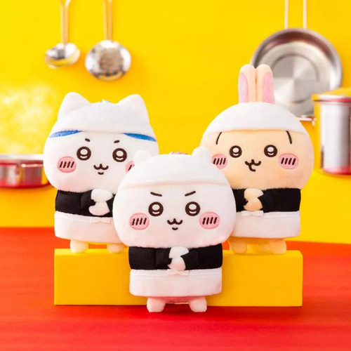 Chiikawa: Chiikawa Buta Ramen Staff Keychain Plush